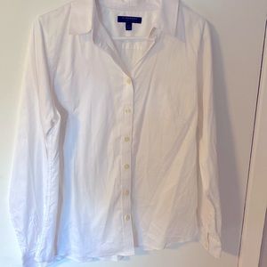 Banana Republic white tailored shirt size 12